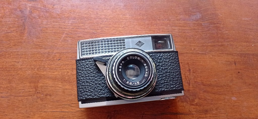 antiek fototoestel agfa vintage decoratief, Ophalen of Verzenden, Gebruikt, Compact, Overige Merken