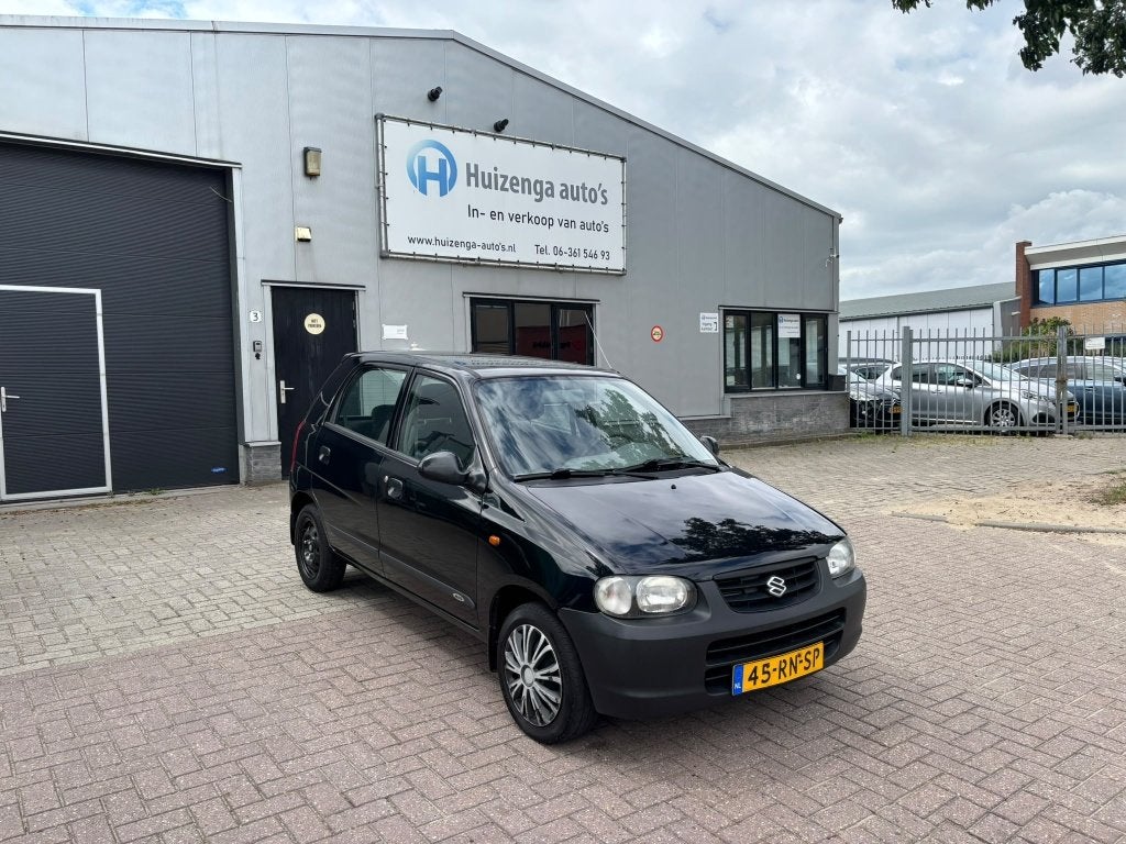 Suzuki Alto 1.1 GLX Spirit (bj 2005), 750 kg, 4 cilinders, 4 stoelen, Zwart