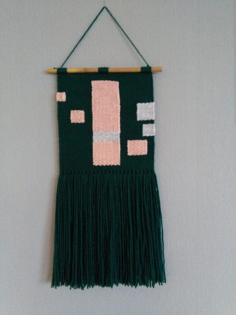 Wandkleed Pink velvet 2, Ophalen, 44 cm, Eigen ontwerp, Meerkleurig