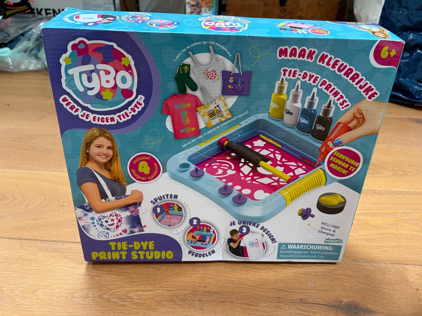 TyBo Tie-Dye Print Studio - Maak je eigen kleurrijke prints!, Ophalen, Nieuw, Knutselen