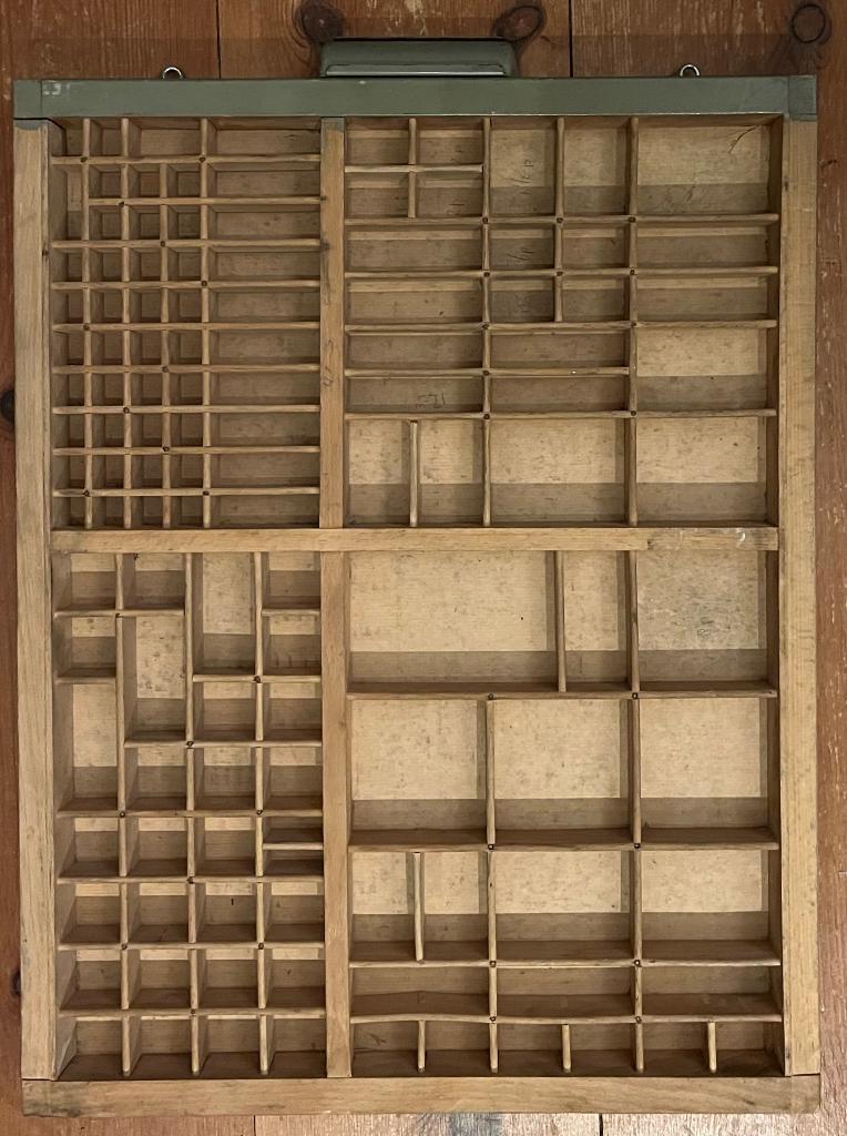 Letterbak, Huis en Inrichting, Gebruikt, Hout, Decoratieobject, Klassiek