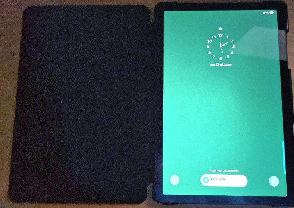 Samsung Tab A9 plus grijs 128 GB met hoes, Computers en Software, A9 +, 11 inch, Ophalen of Verzenden, Zo goed als nieuw