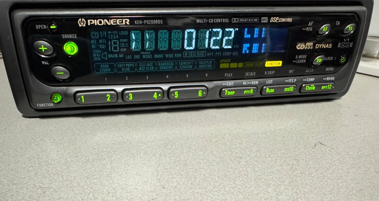 Pioneer KEH-P9200RDS Autoradio met Bluetooth adapter, Ophalen of Verzenden, Zo goed als nieuw