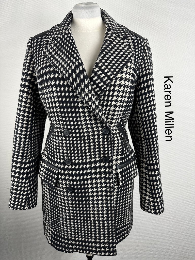 Karen Millen Manteljas  (mt: 42) 31,2/9913, Karen Millen, Zwart, Maat 42/44 (L), Ophalen of Verzenden