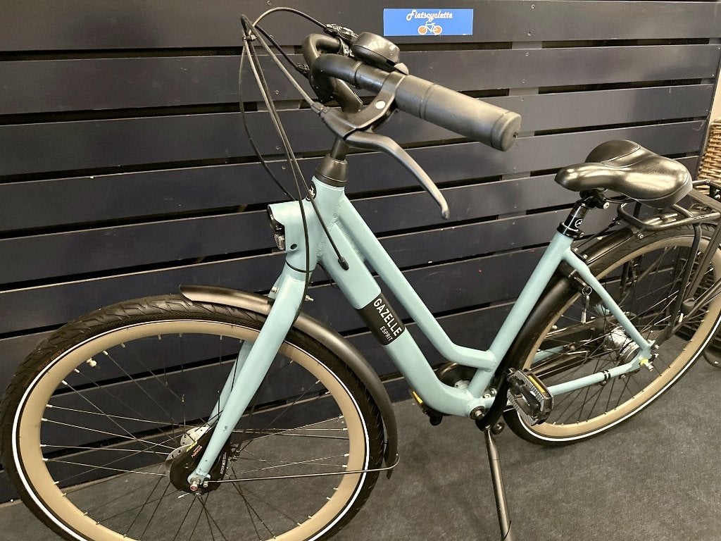 Net Gazelle Esprit C3 tiffany blauw 28 inch 46cm garantie, Ophalen, (Extra) lage instap, Zo goed als nieuw, Minder dan 47 cm