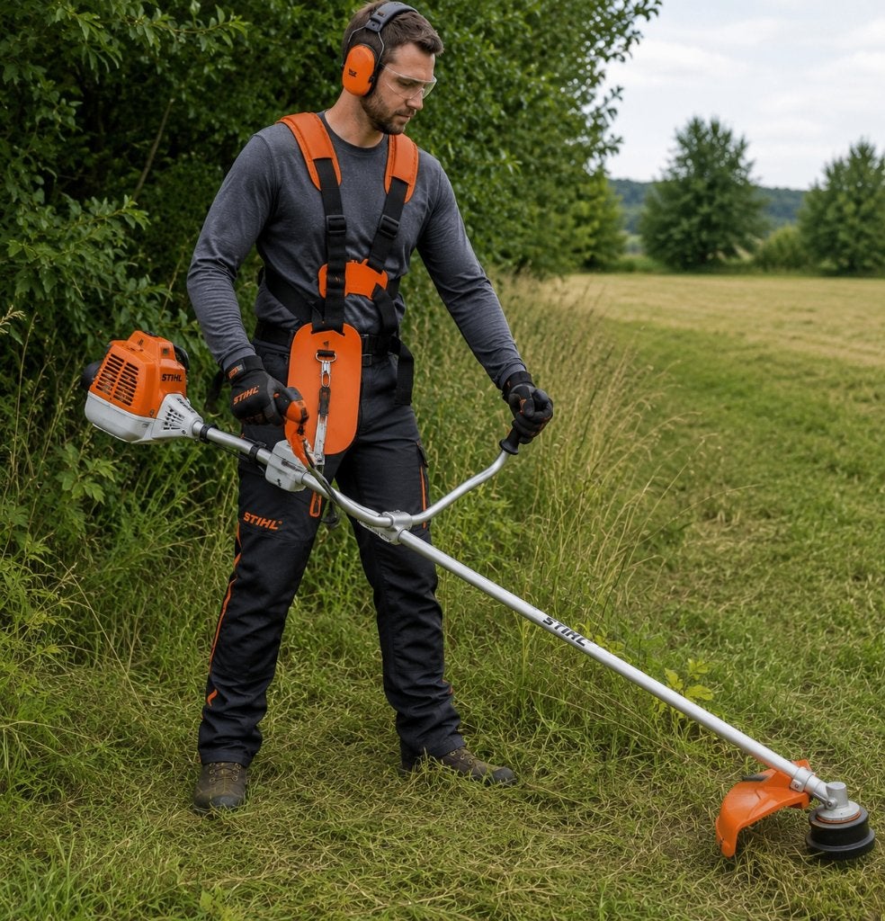 harnas draagriem Einhell Stihl Husqvana Dolmar bosmaaier etc, Ophalen of Verzenden, Nieuw, Benzine
