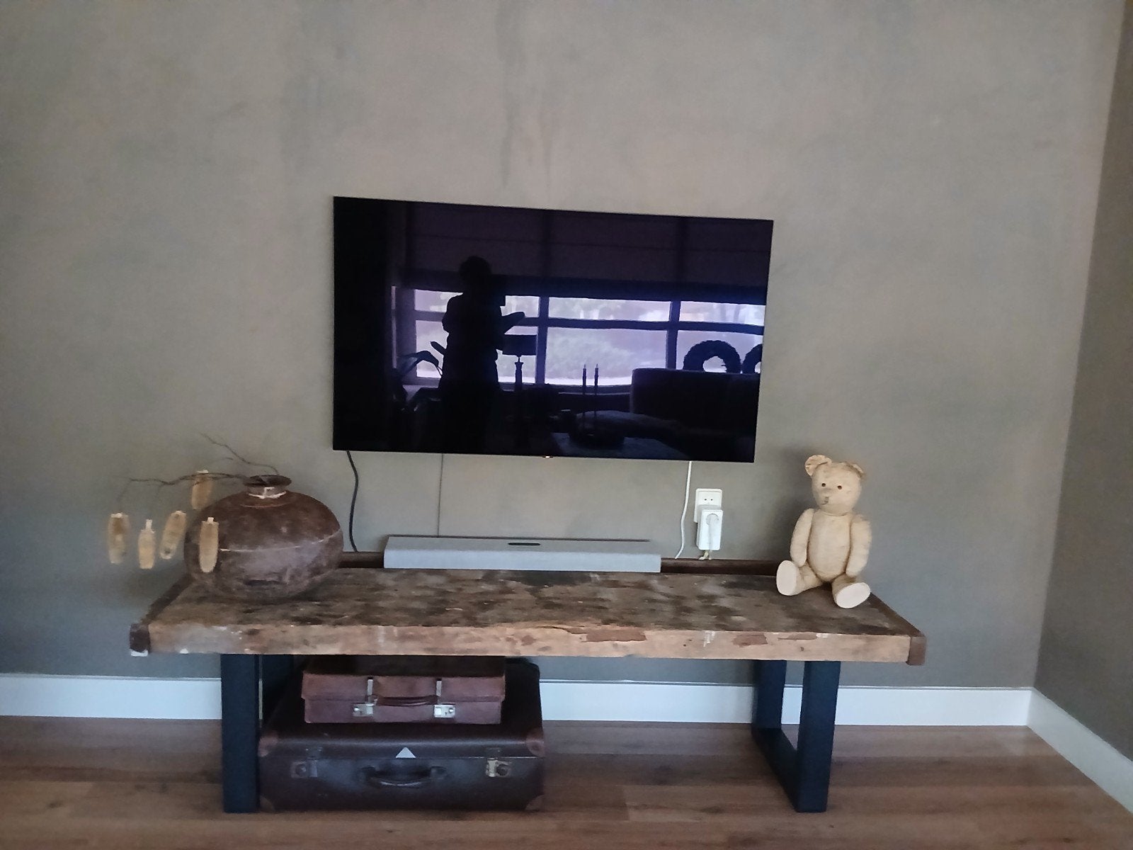 te koop wand/tv tafel, Ophalen, Gebruikt, 150 tot 200 cm, Minder dan 100 cm