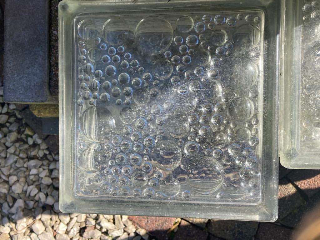 Vloertegels 60x60 cm en Glasblokken 30x30 cm, Doe-het-zelf en Verbouw, Tegels, Gebruikt, Ophalen of Verzenden, Minder dan 5 m²