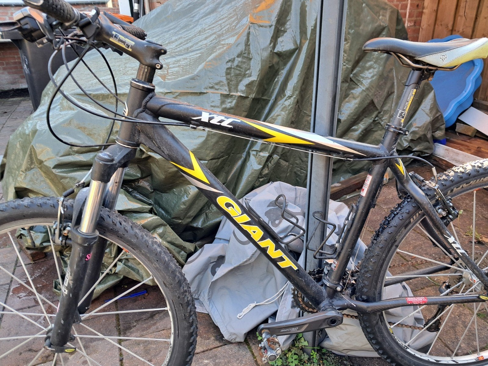 Giant XTC mountainbike, Fietsen en Brommers, Ophalen, Gebruikt, Velgrem, 45 tot 49 cm