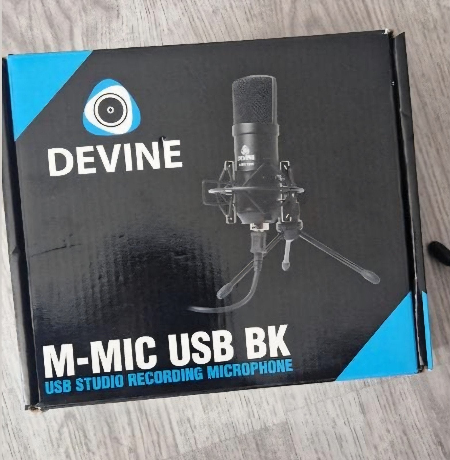 Devine M-Mic USB BK Studio Microfoon met Statief, Ophalen of Verzenden, Zo goed als nieuw, Studiomicrofoon