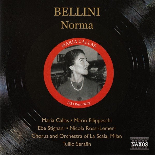 BELLINI Norma 3 - CD CALLAS STIGNANI SERAFIN NAXOS ZGAN, Ophalen of Verzenden, Romantiek, Zo goed als nieuw, Opera of Operette