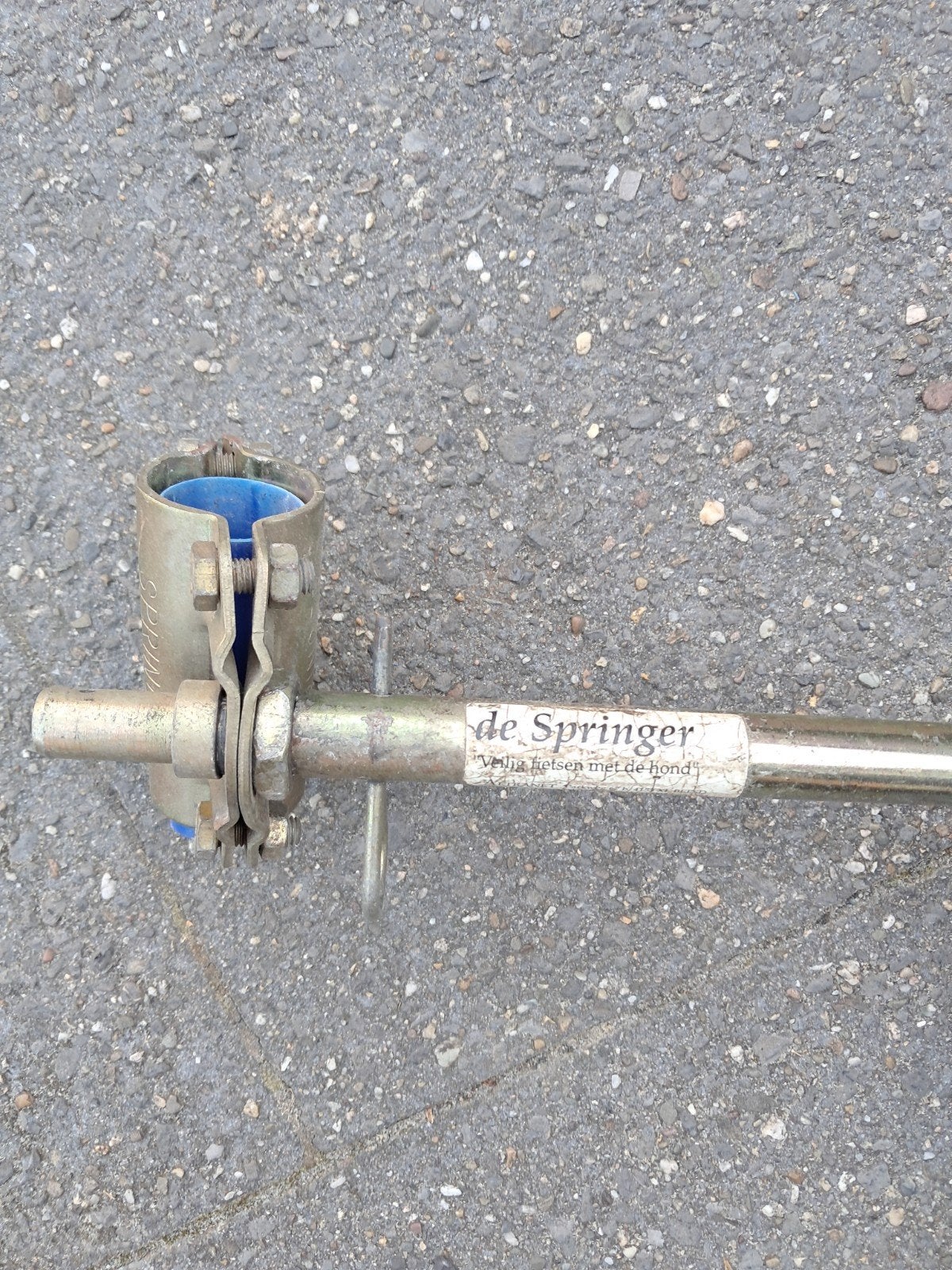 De Springer hondenfietsbeugel - Veilig fietsen met hond, Ophalen of Verzenden, Gebruikt, De Springer