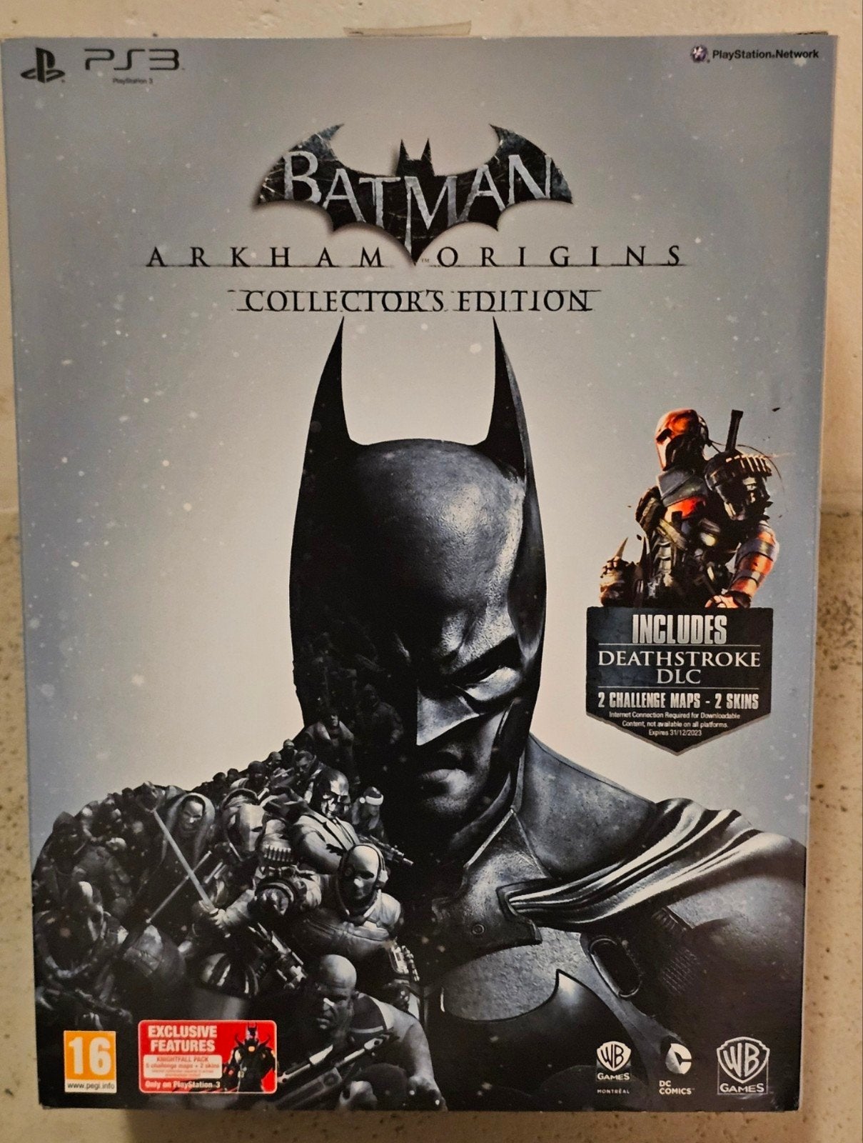 PS3 Batman Arkham Origins Collectors Edition + beeld, Avontuur en Actie, 1 speler, Ophalen of Verzenden, Zo goed als nieuw