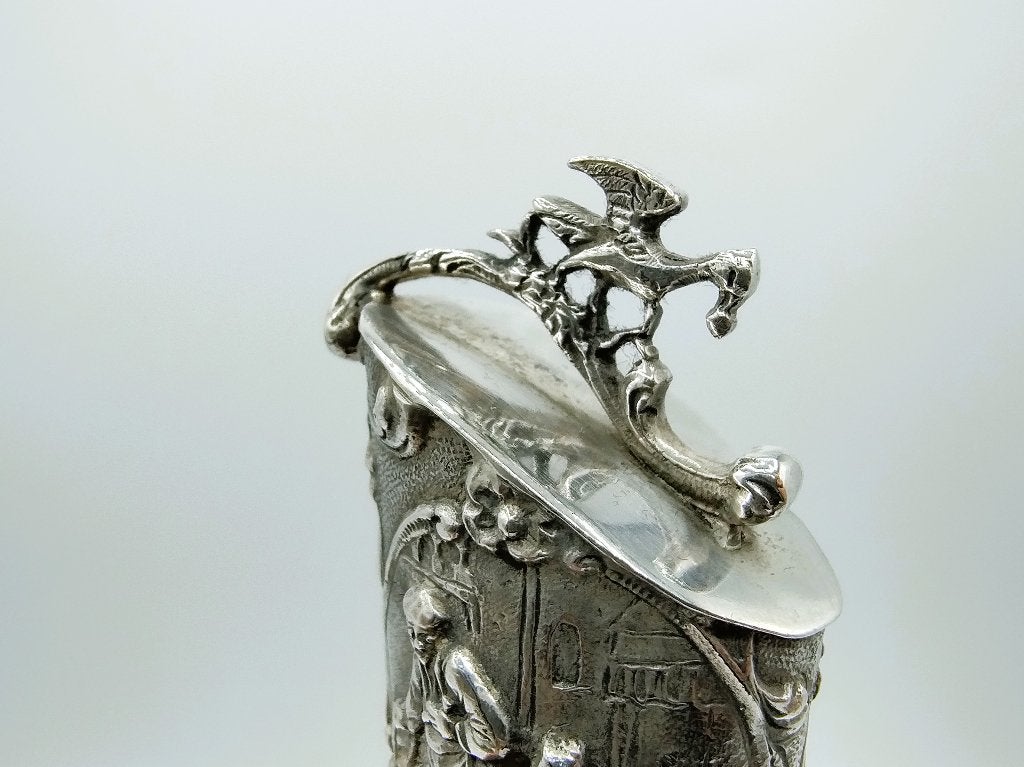 Mes met zilveren heft, Nederland, ca. 1900, Verzenden, Zilver