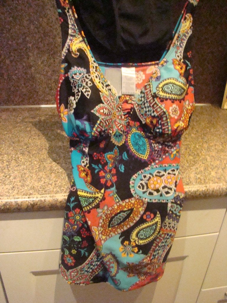 badpak topkwaliteit maat 42 en opbrengst kika, Kleding | Dames, Ophalen of Verzenden, Zo goed als nieuw, Zwart, Badpak