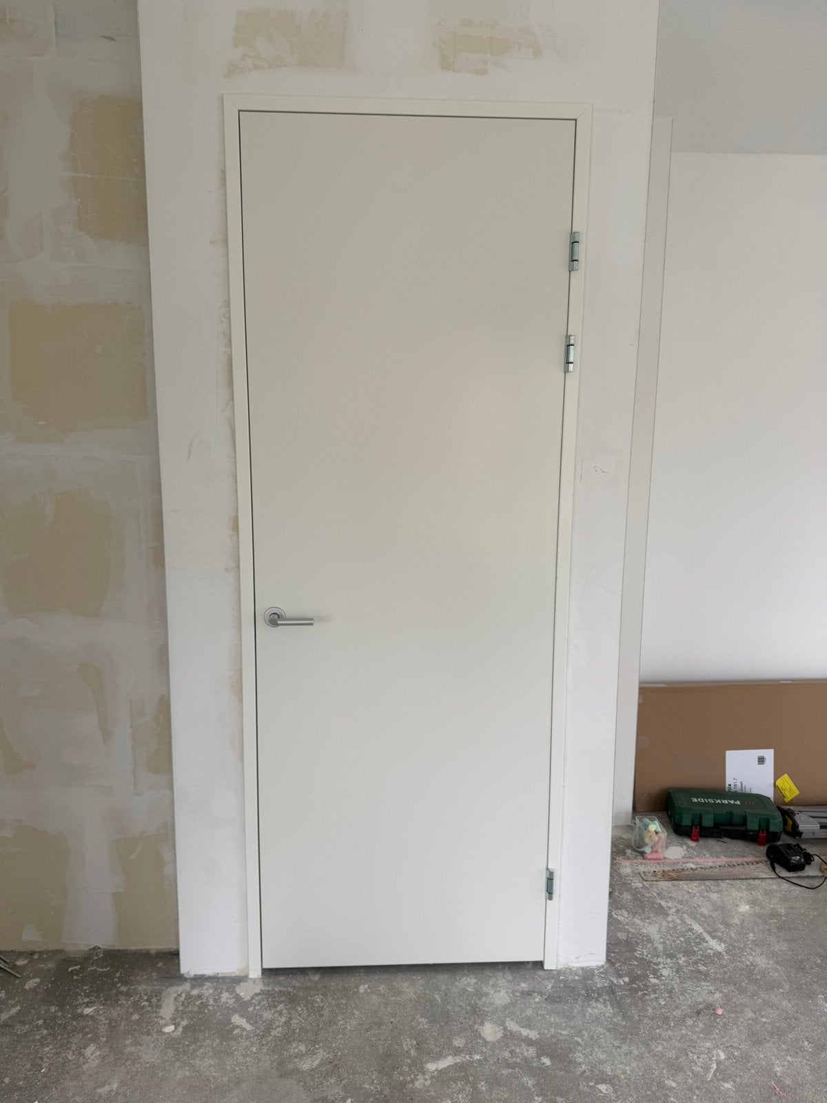 Gloednieuwe binnendeuren stomp wit, Ophalen, Kunststof, 80 tot 100 cm, 215 cm of meer