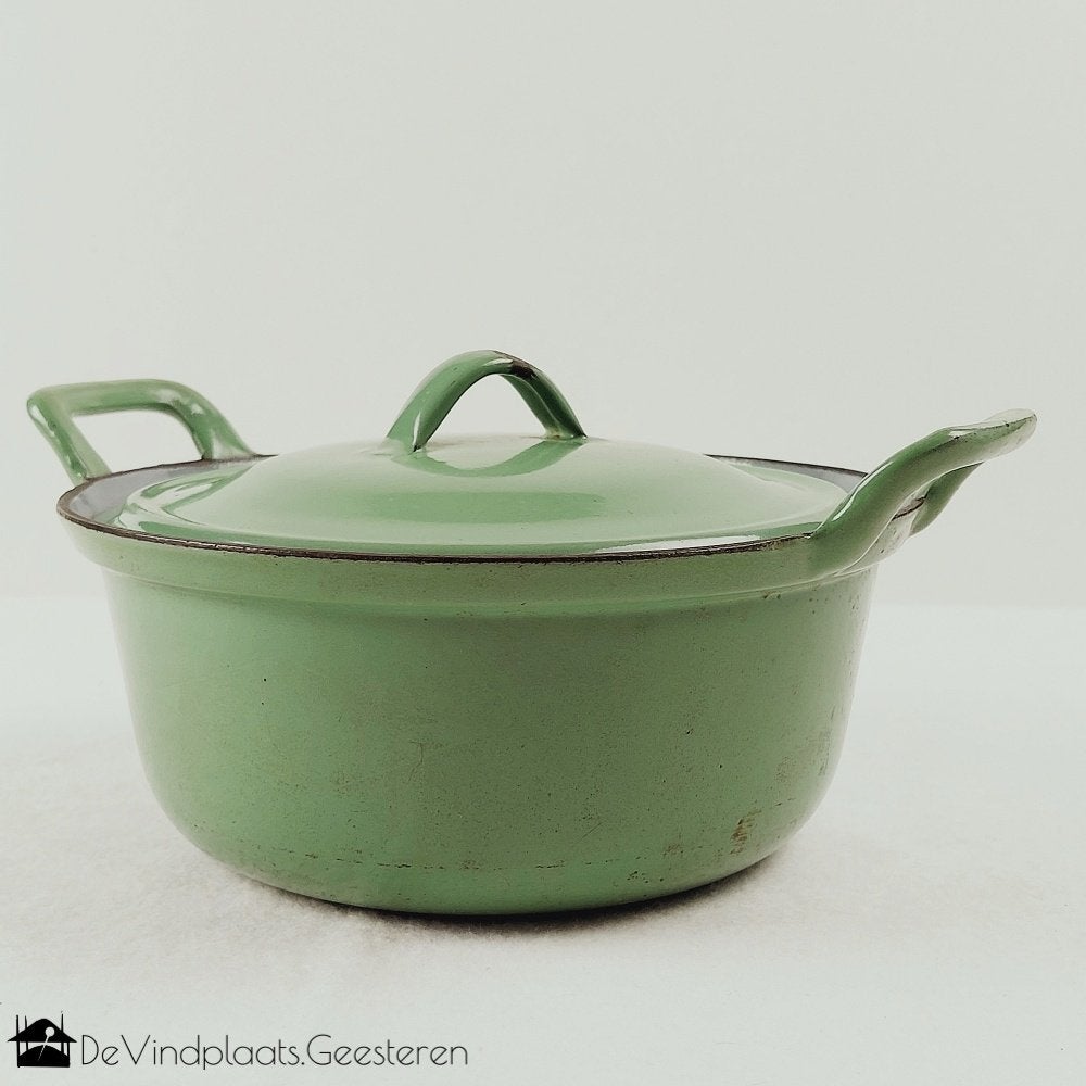 Vintage gietijzeren Belgisch kookpotje, Antiek en Kunst, Curiosa en Brocante, Ophalen of Verzenden