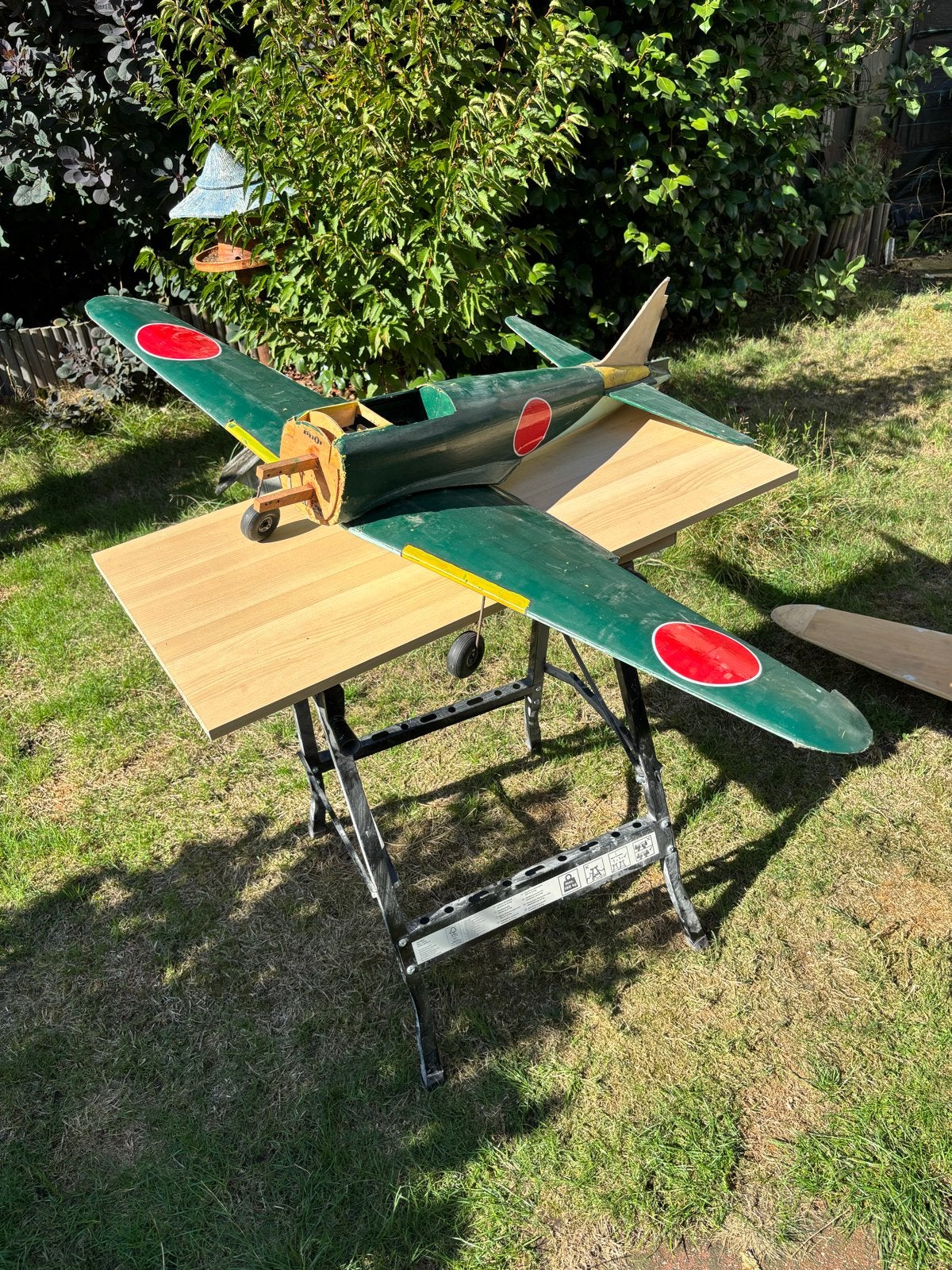 OK Model / Pilot Mitsubishi Zero vintage RC-model, Hobby en Vrije tijd, Ophalen, Gebruikt, Overige typen