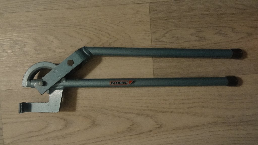 Nette Gedore 12 mm Pijpenbuiger met rol, Ophalen of Verzenden