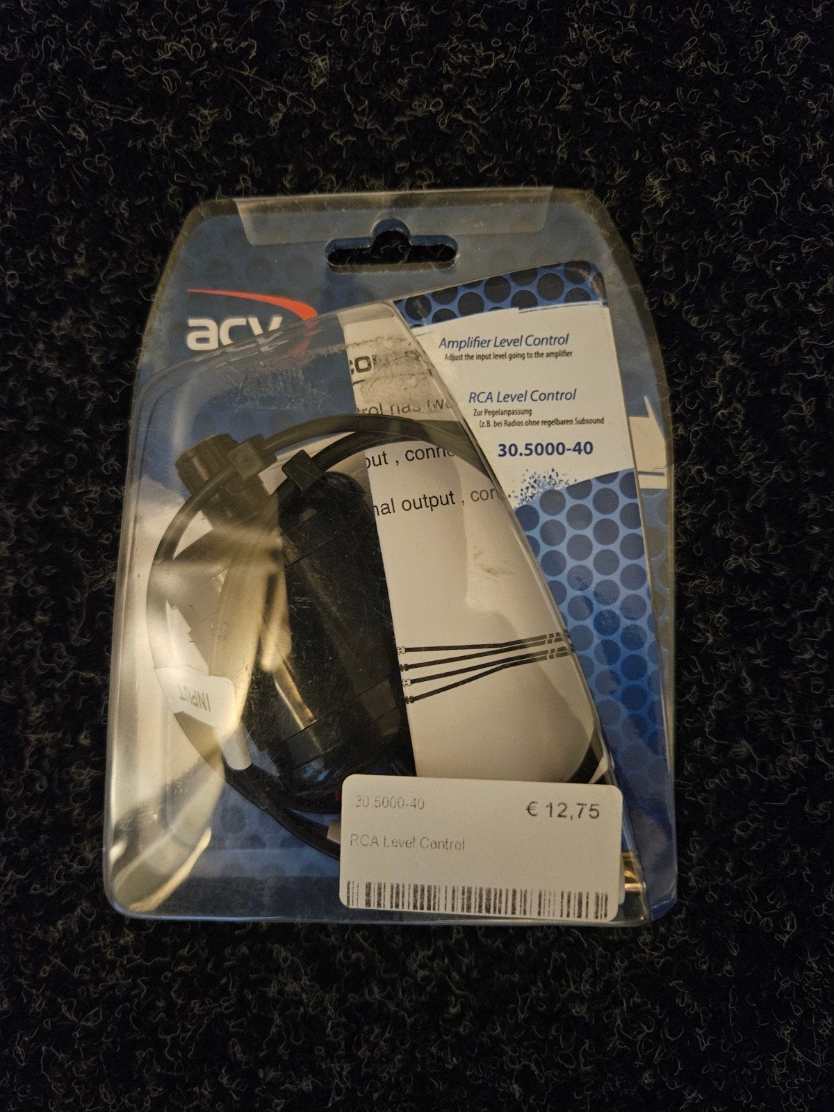 ACV RCA Level Control - Basregelaar voor Versterkers, Ophalen of Verzenden, Nieuw