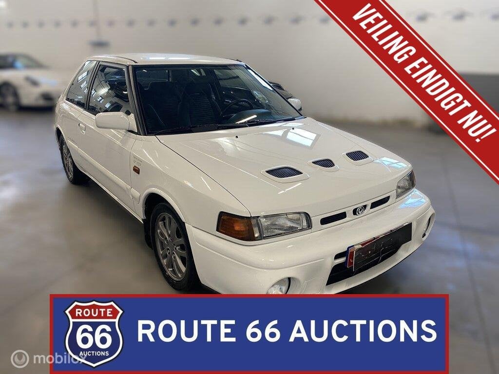 Mazda 323 GT-R | 1992 | Route 66 Auctions, Overige carrosserieën, Zwart, Bedrijf, Handgeschakeld