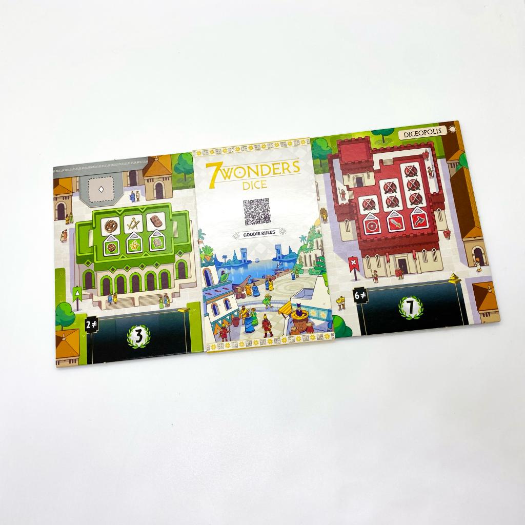 7 Wonders Dice - Diceopolis Promo (expansion), Hobby en Vrije tijd, Gezelschapsspellen | Bordspellen, Verzenden