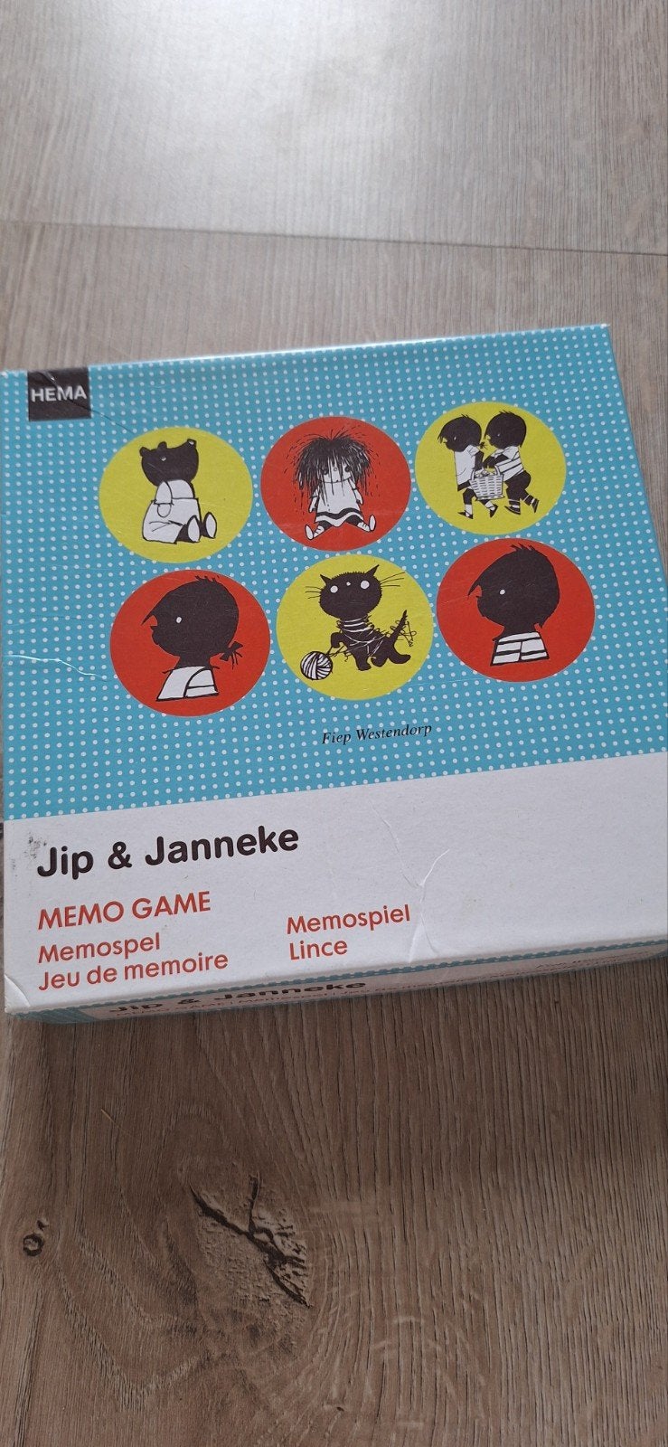 Memoryspel Jip en Janneke, Ophalen
