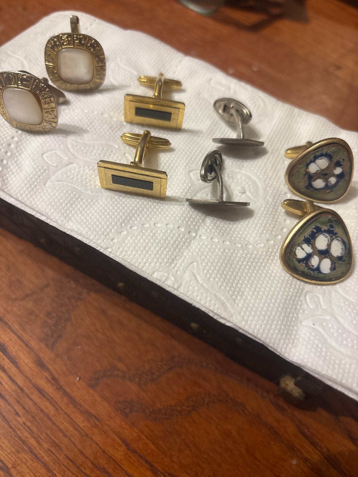 Diverse Manchetknopen Collectie - Vintage Stijl, Ophalen of Verzenden, Gebruikt, Overige materialen, Verguld