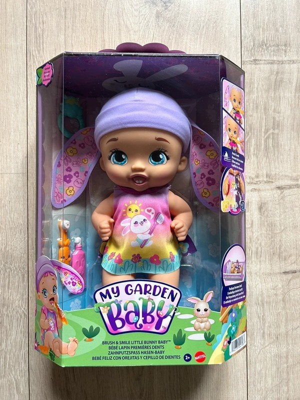 My Garden Baby™ Brush & Smile Little Bunny Baby™ pop, Kinderen en Baby's, Ophalen of Verzenden, Nieuw, Babypop