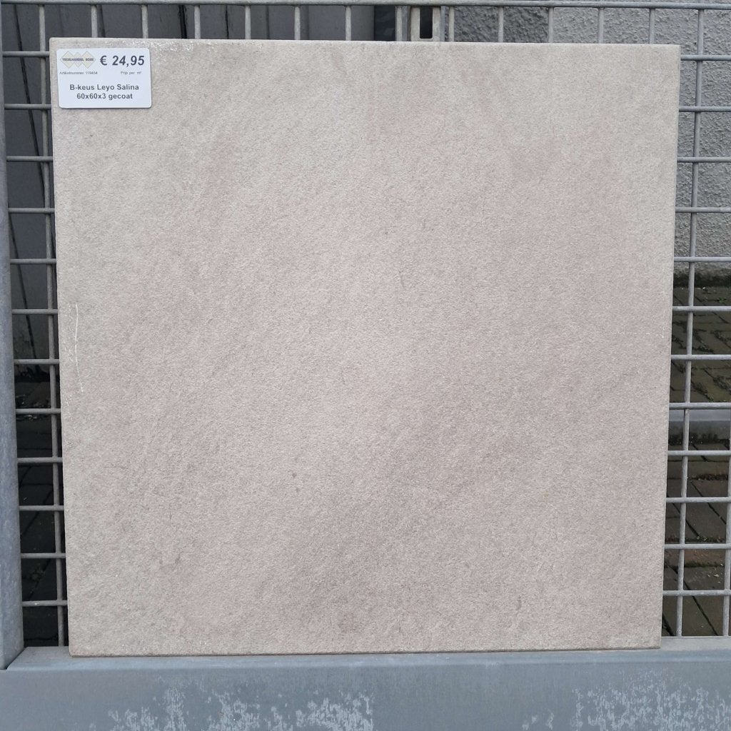 B-keus partij terrastegels 60x60x3 Leyo Salina gecoat, Tuin en Terras, Niet ingevuld, Niet ingevuld, Nieuw, Ophalen of Verzenden
