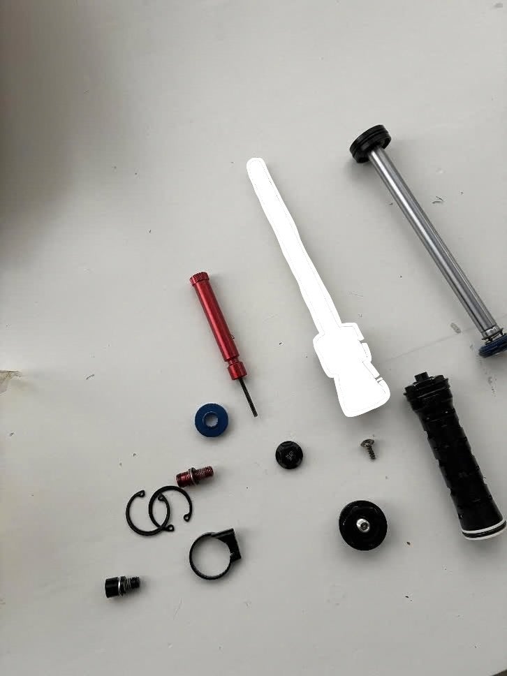 rockshox voorvork onderdelen, Gebruikt, Verzenden, Overige materialen, Rockshox