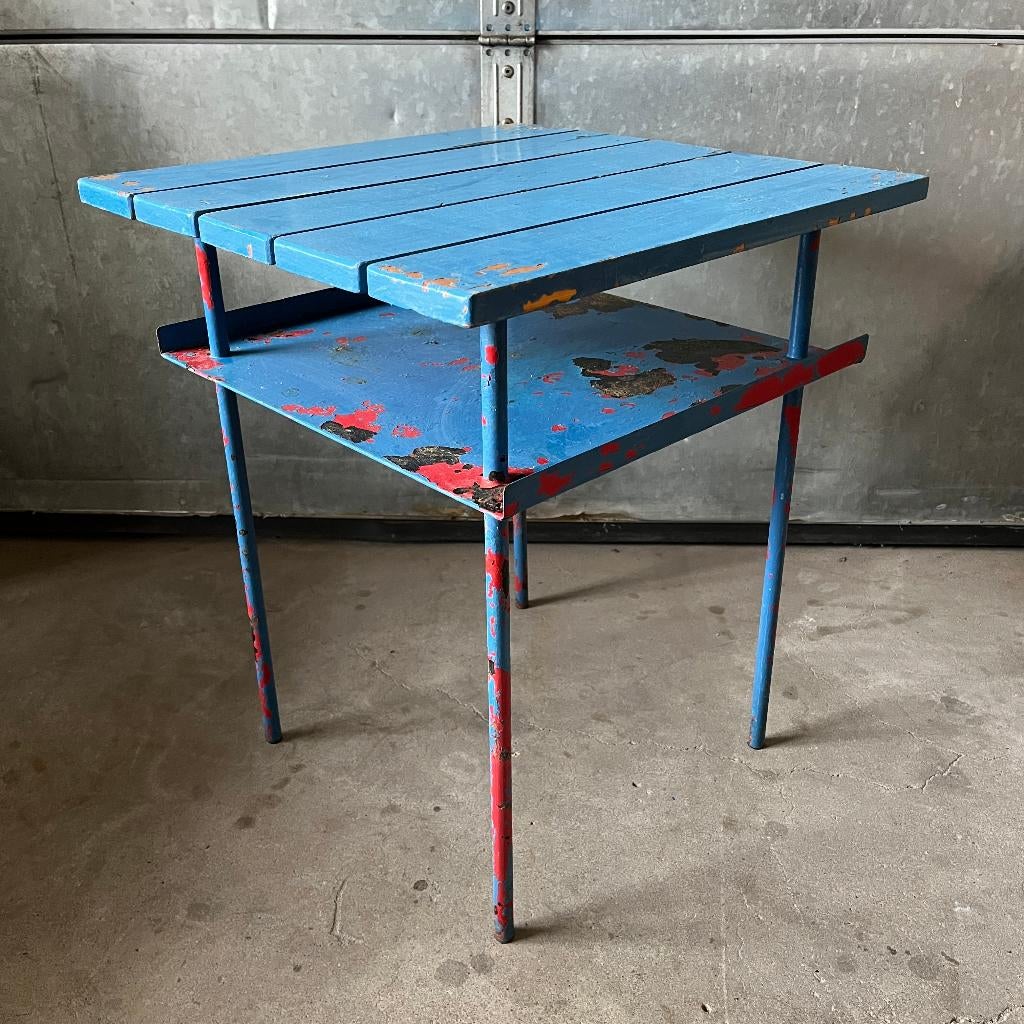 Auping industrieel design jaren 50 60 tafel Wim Rietveld, Ophalen of Verzenden