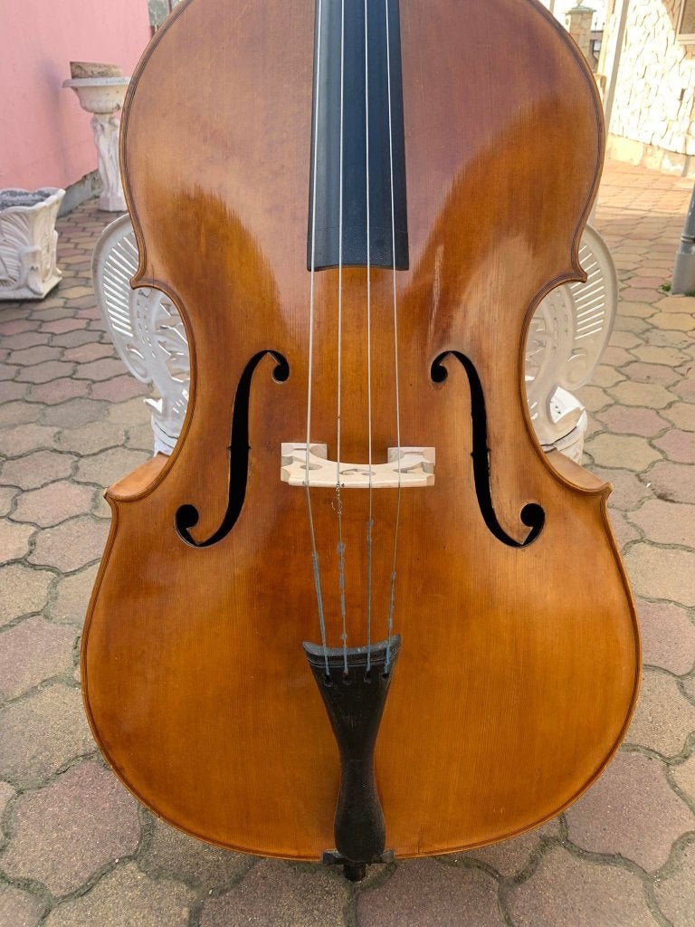 Békés, Muziek en Instrumenten, Strijkinstrumenten | Contrabassen, Ophalen of Verzenden, 3/4-contrabas