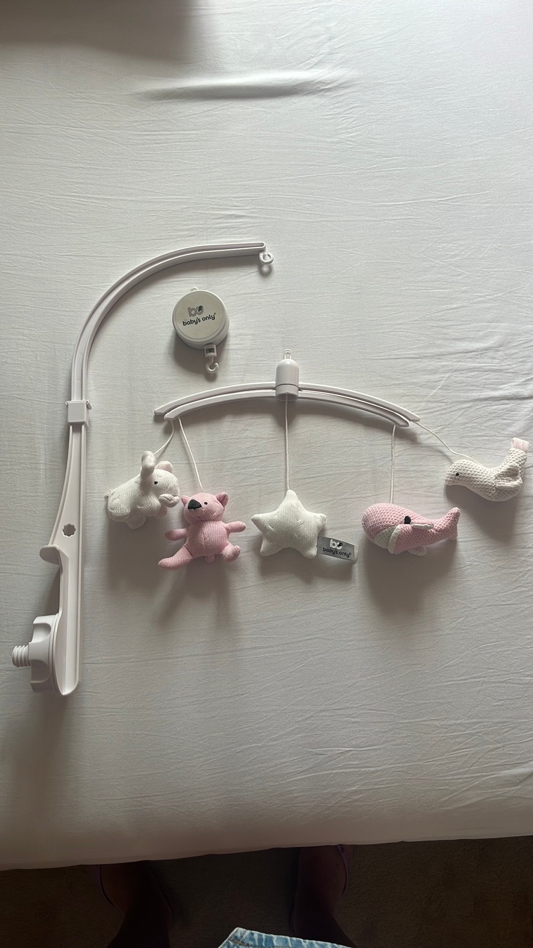 Te koop: baby box mobiel, Kinderen en Baby's, Boxen, Ophalen, Zo goed als nieuw, Rond