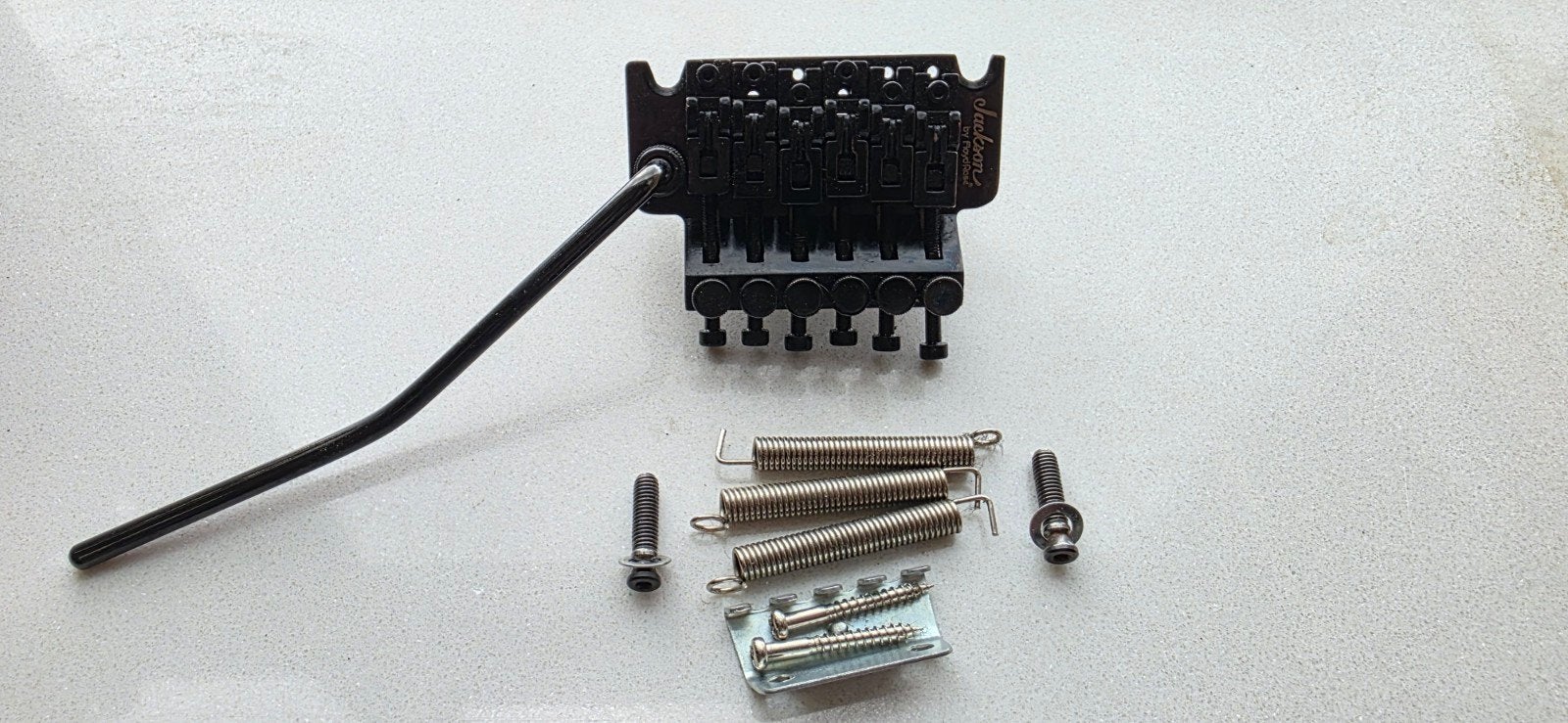 Jackson by Floyd Rose tremolo brug zwart - Linkshandig!, Ophalen of Verzenden, Gebruikt, Elektrische gitaar