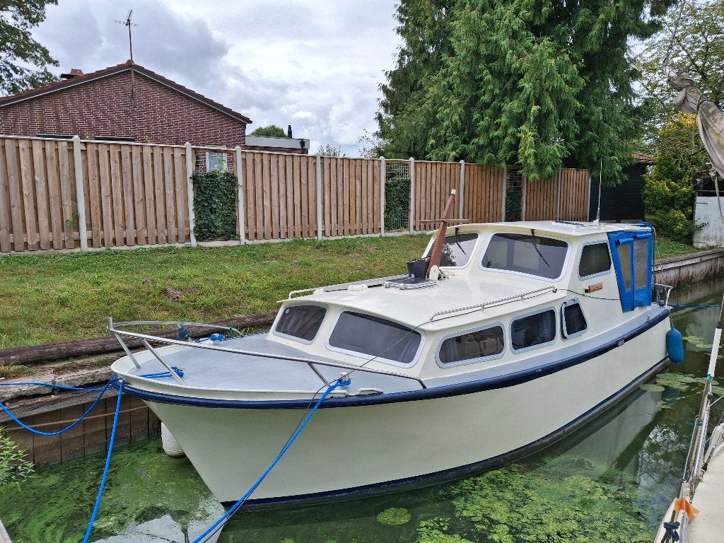 Verhoef 8.50 merc om 636 diesel 4.950.- !!, Watersport en Boten, Motorboten en Motorjachten, 9 m, Gebruikt, Binnenboordmotor, Diesel