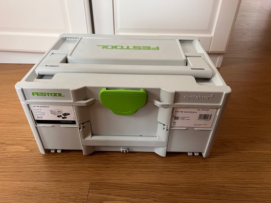 Festool systainer³ SYS3 M 187 voor energie-set SYS 18V, Ophalen of Verzenden, Zo goed als nieuw