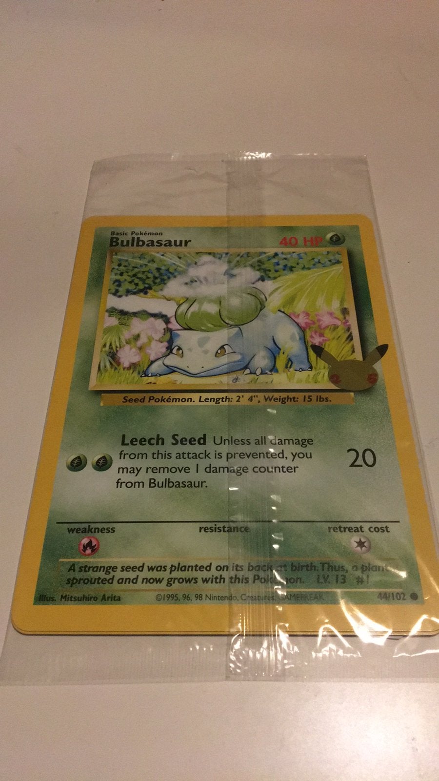 Pokemon: Bulbasaur, Charmander & Squirtle jumbo kaarten seal, Ophalen, Nieuw, Meerdere kaarten