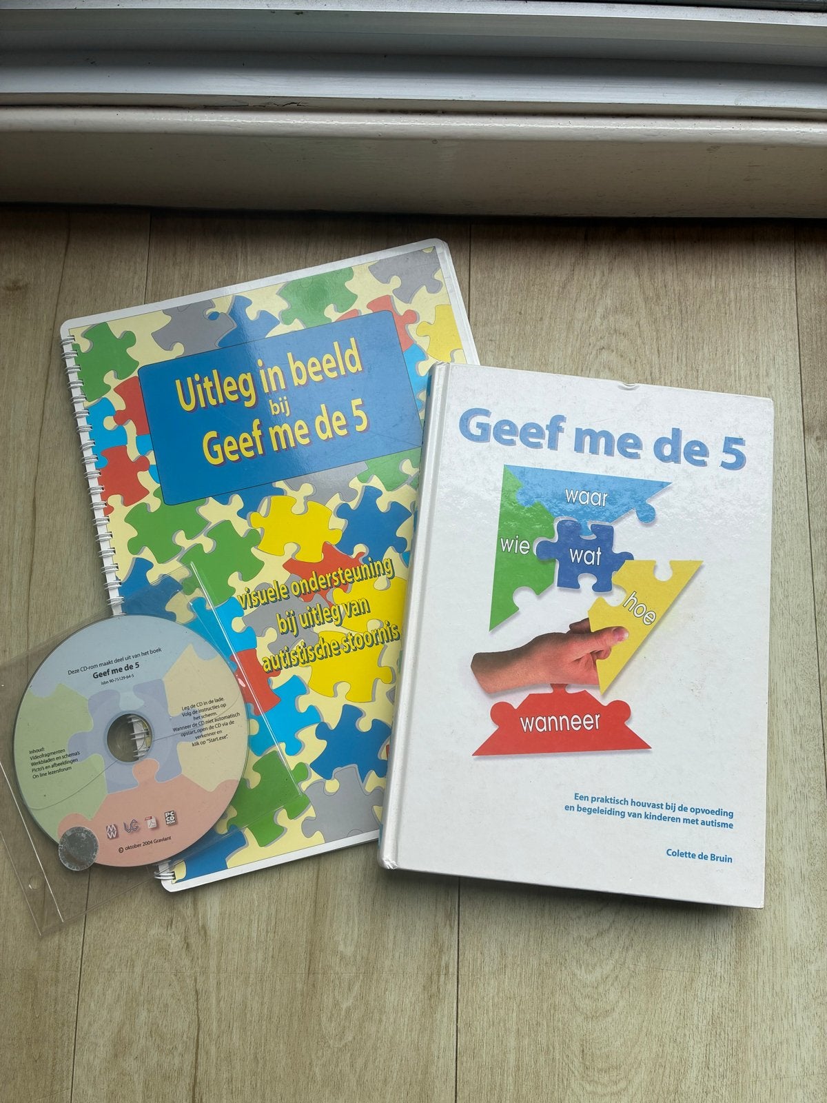 Geef me de 5 - Boek en Visuele Ondersteuning met CD, Boeken, Ophalen of Verzenden, Gamma, Zo goed als nieuw, Overige niveaus