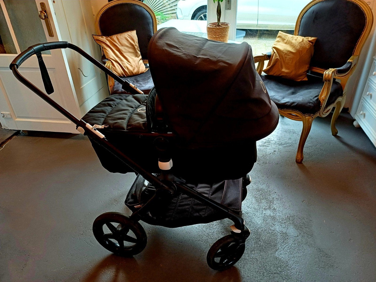Bugaboo Fox 2 (Zwart) – Zeer compleet + accessoires, Ophalen, Zo goed als nieuw, Bugaboo
