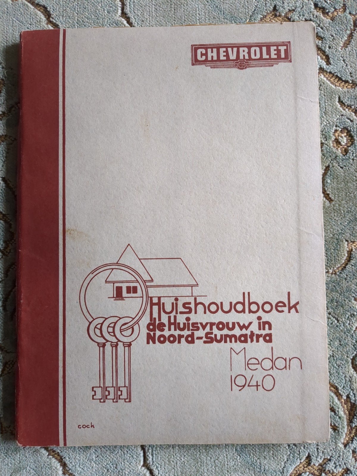 Huishoudboek de Huisvrouw in Noord-Sumatra Medan 1940, Ophalen of Verzenden, Gelezen, Algemeen, Cock