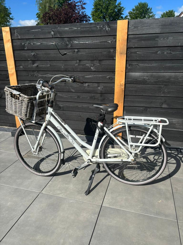 Witte gazelle (opknap fiets), Ophalen, Gebruikt, Schijfrem, Versnellingen