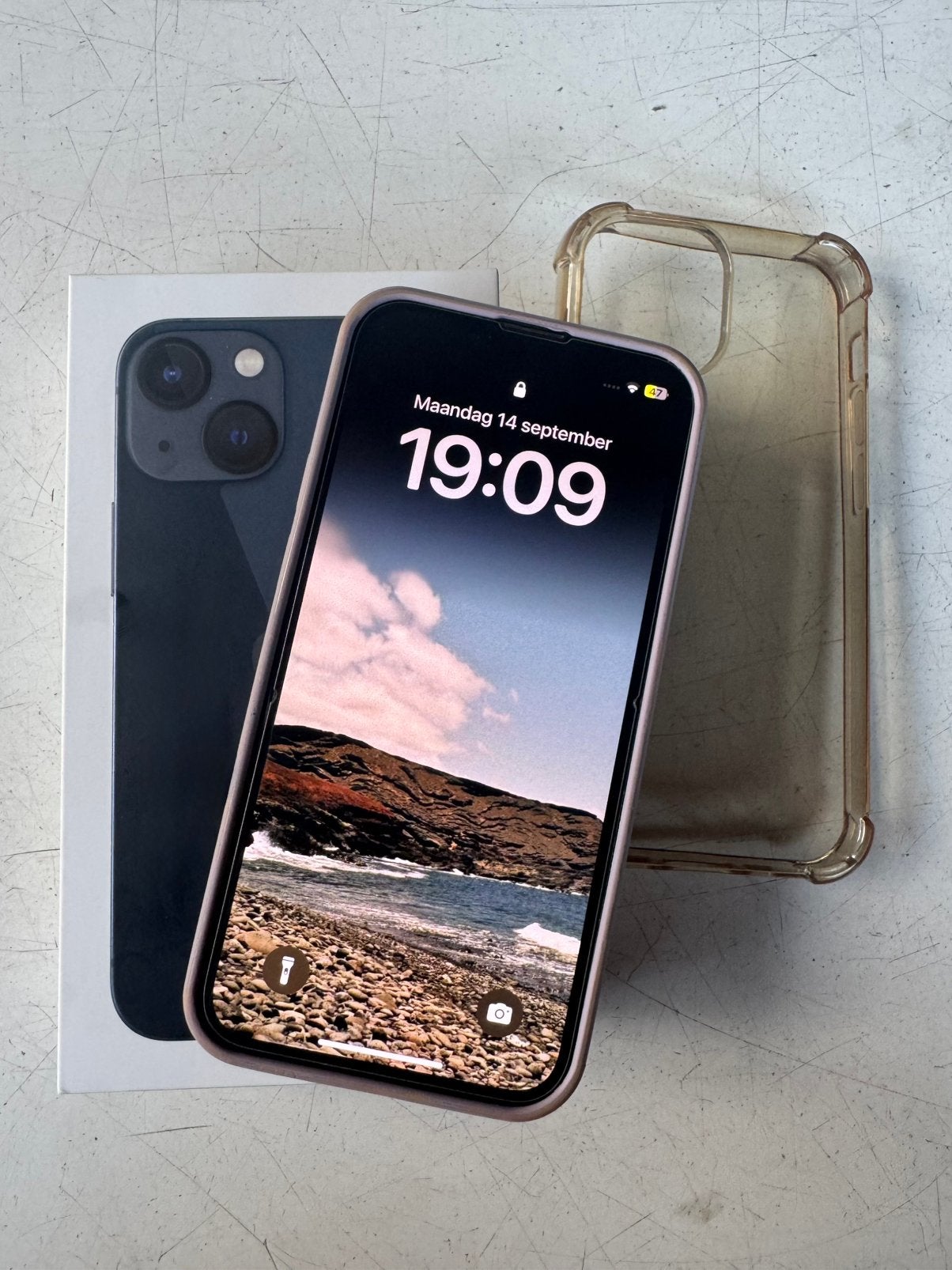 Iphone 13 mini - 128 gb, Telecommunicatie, 80 %, 128 GB, Blauw, Ophalen of Verzenden