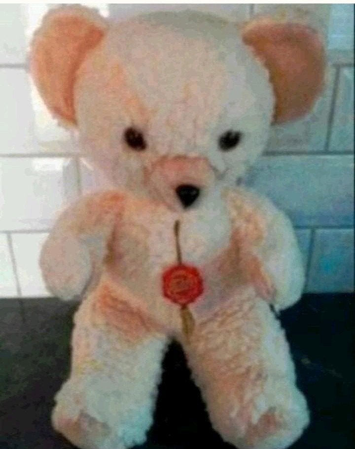 Oude beer HermanTeddy original 45cm vintage, Verzamelen, Beren en Cherished Teddies, Ophalen, Stoffen beer, Overige merken