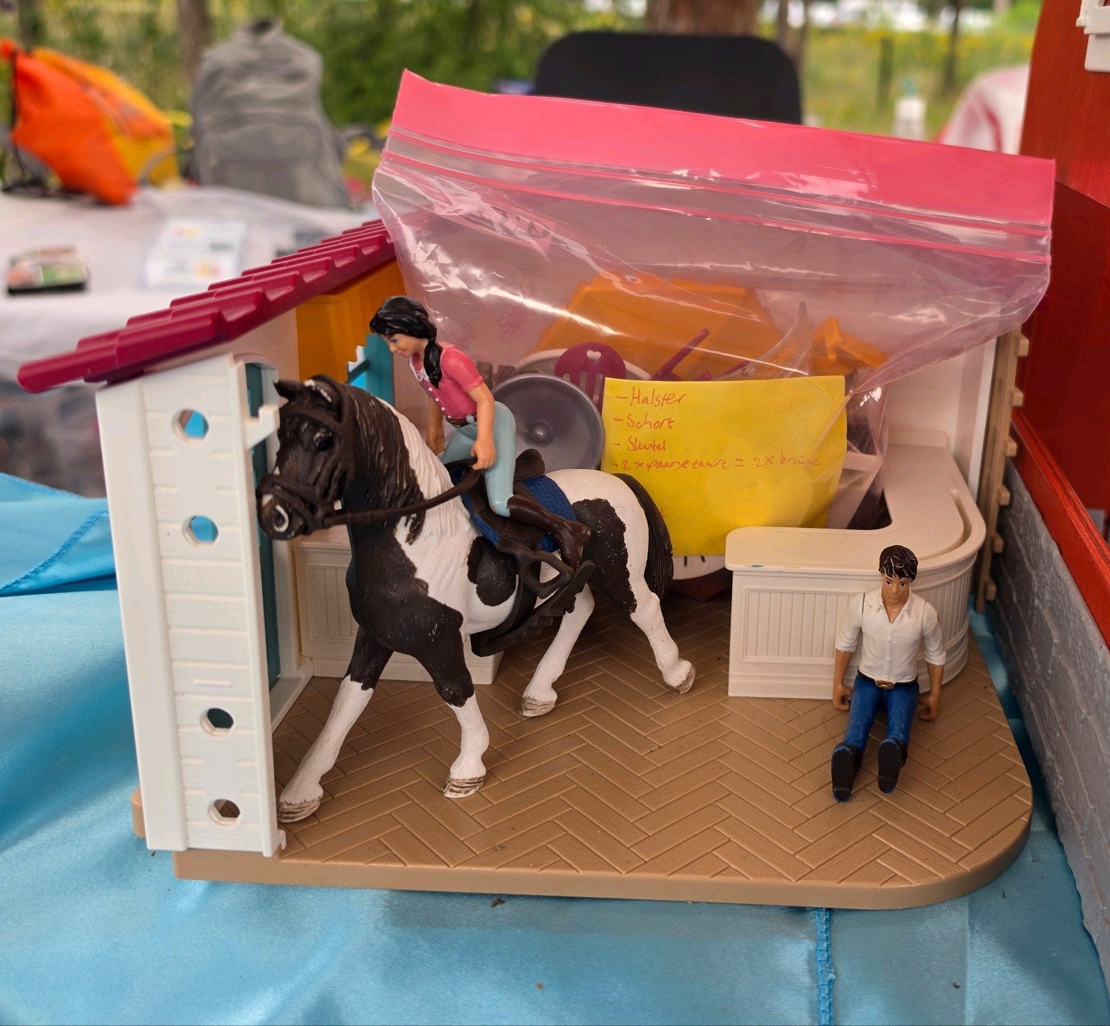 Schleich ruitercafé, Ophalen, Zo goed als nieuw, Paard, Beeldje of Figuurtje