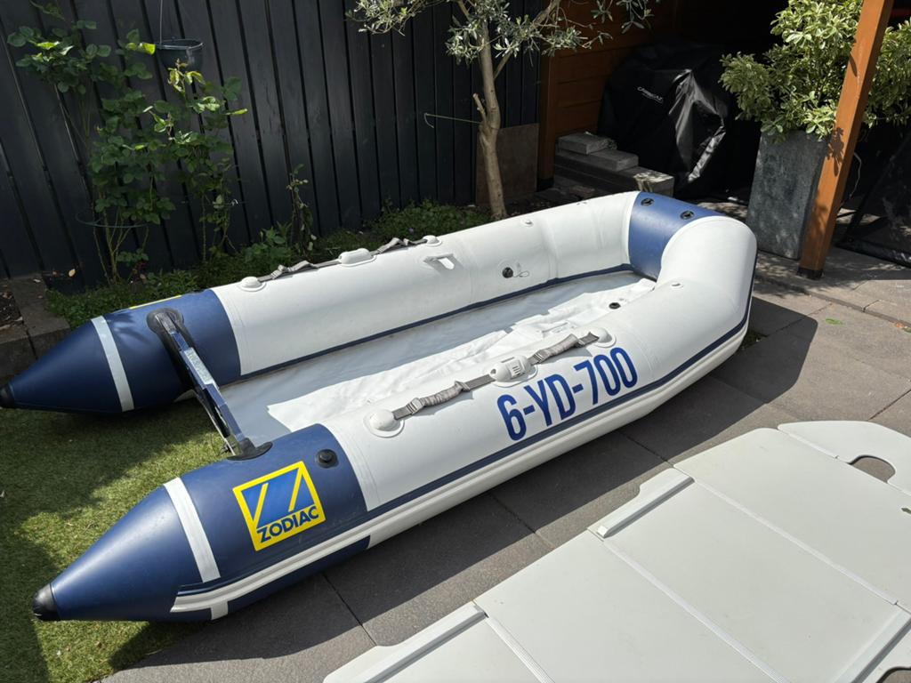 Zodiac Cadet 310S + 6 PK Mariner + strandtrailer, Ophalen, PVC, 2 m, 3 m