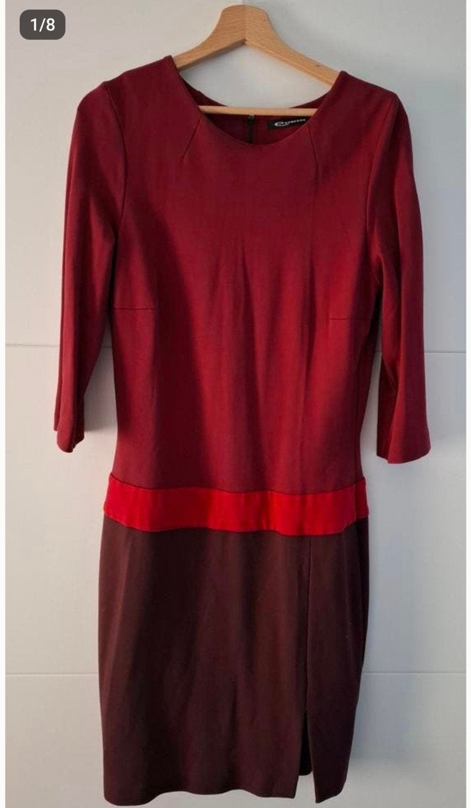 Jurk in bordeauxrood/rood/ aubergine Expresso maat 40, Kleding | Dames, Maat 38/40 (M), Expresso, Ophalen of Verzenden, Zo goed als nieuw