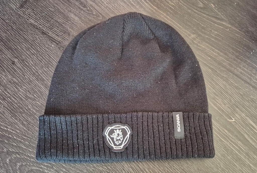 Scania Beanie/Muts Zwart - Origineel, Kleding | Heren, Ophalen of Verzenden, Zo goed als nieuw, Scania, Muts
