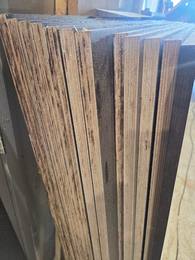 Betonplex 18 mm hardhout!!! reststukken!!, Doe-het-zelf en Verbouw, Ophalen
