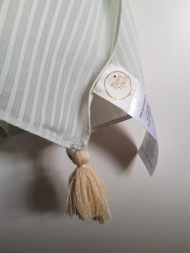 Des Petits Hauts viscose/ katoenen mintgroene sjaal NIEUW!, Des Petits Hauts, Maat 46/48 (XL) of groter, Nieuw, Ophalen of Verzenden